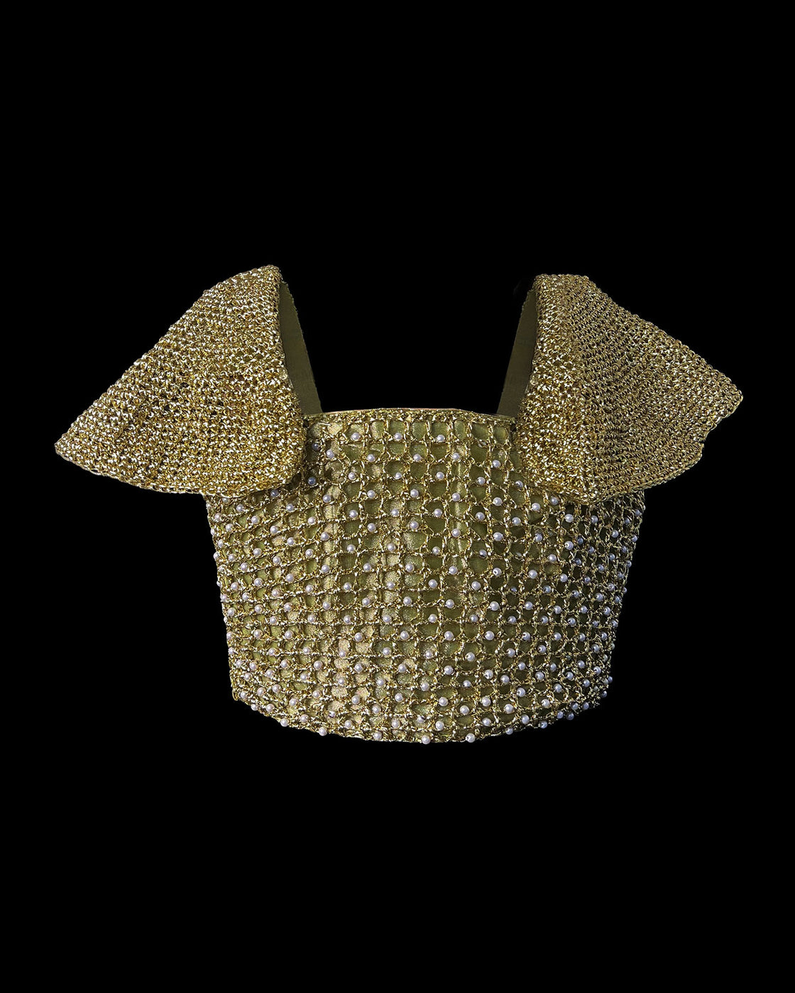 CROCHET BLOUSE - Golden