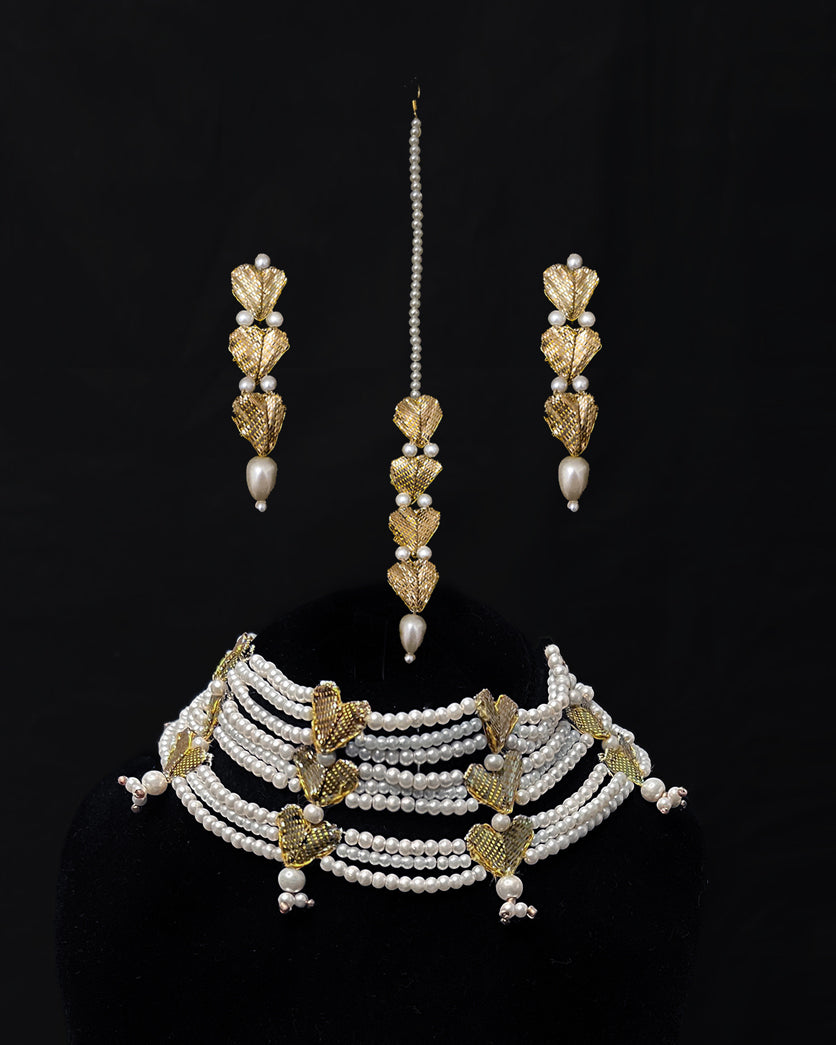 DILBARO JEWLEY SET - Golden