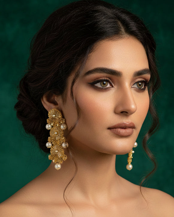 DROP EARRINGS - Golden