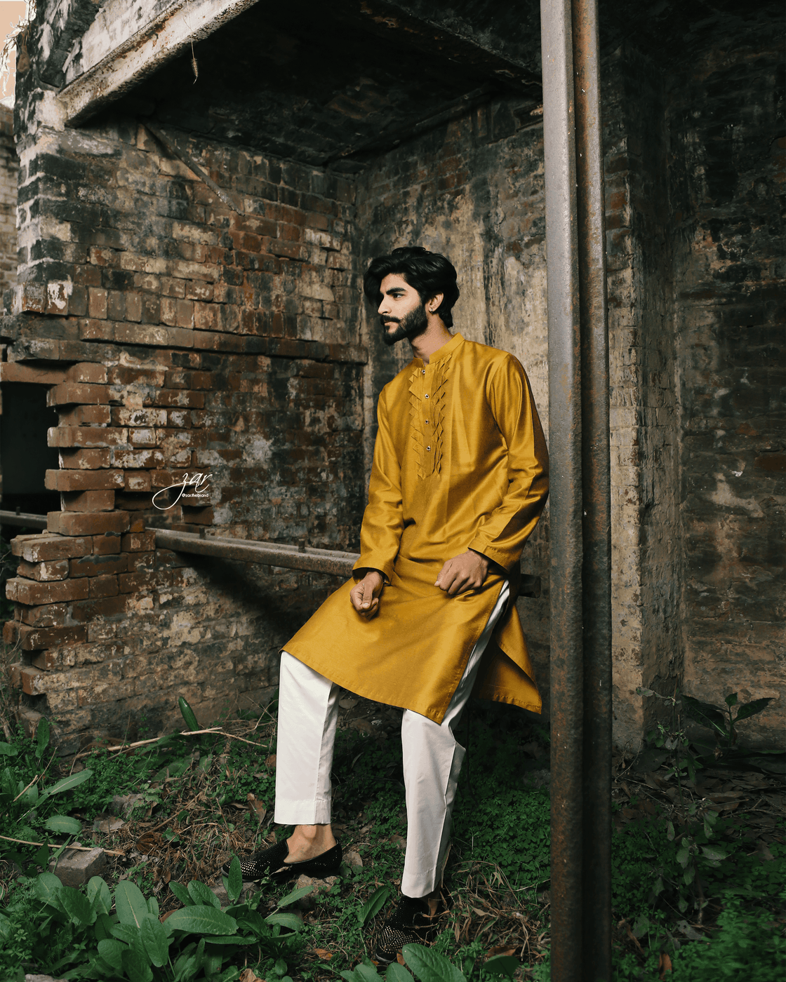 2 PIECE SUIT - Mustard