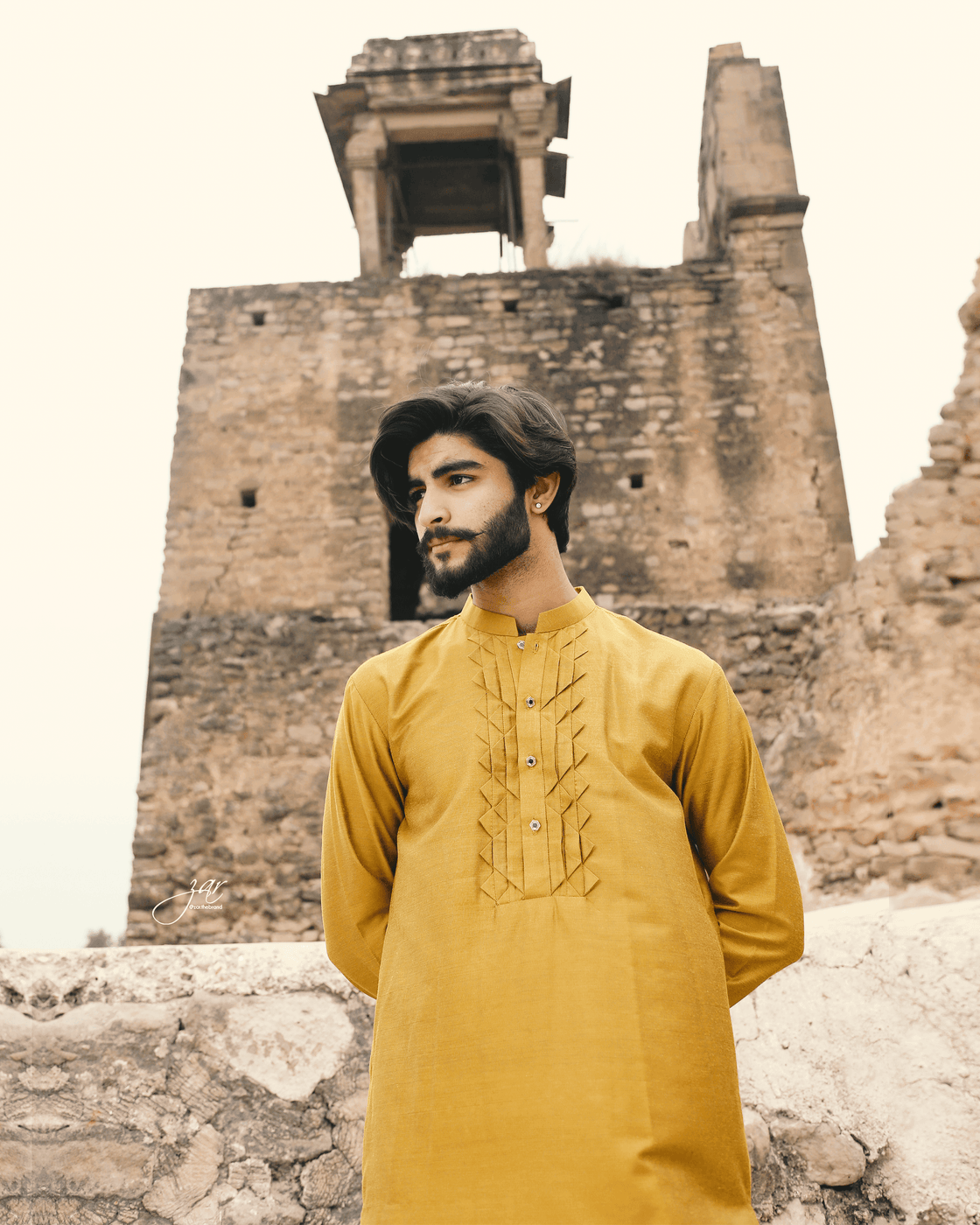2 PIECE SUIT - Mustard