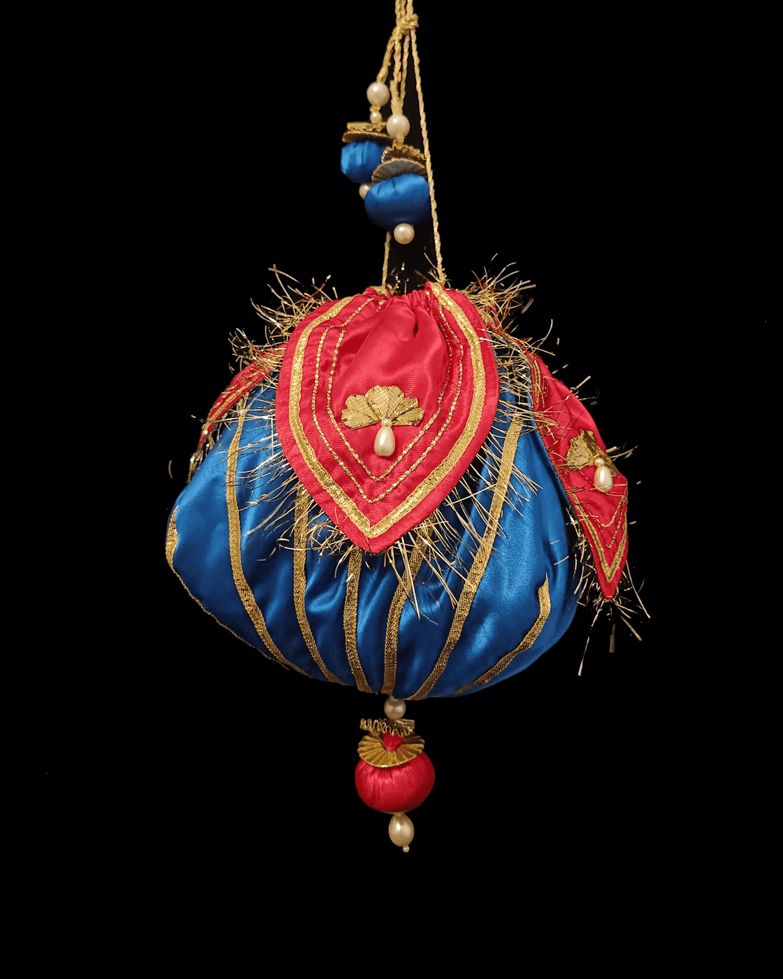 EMBELLISHED POTLI BAG - Multi