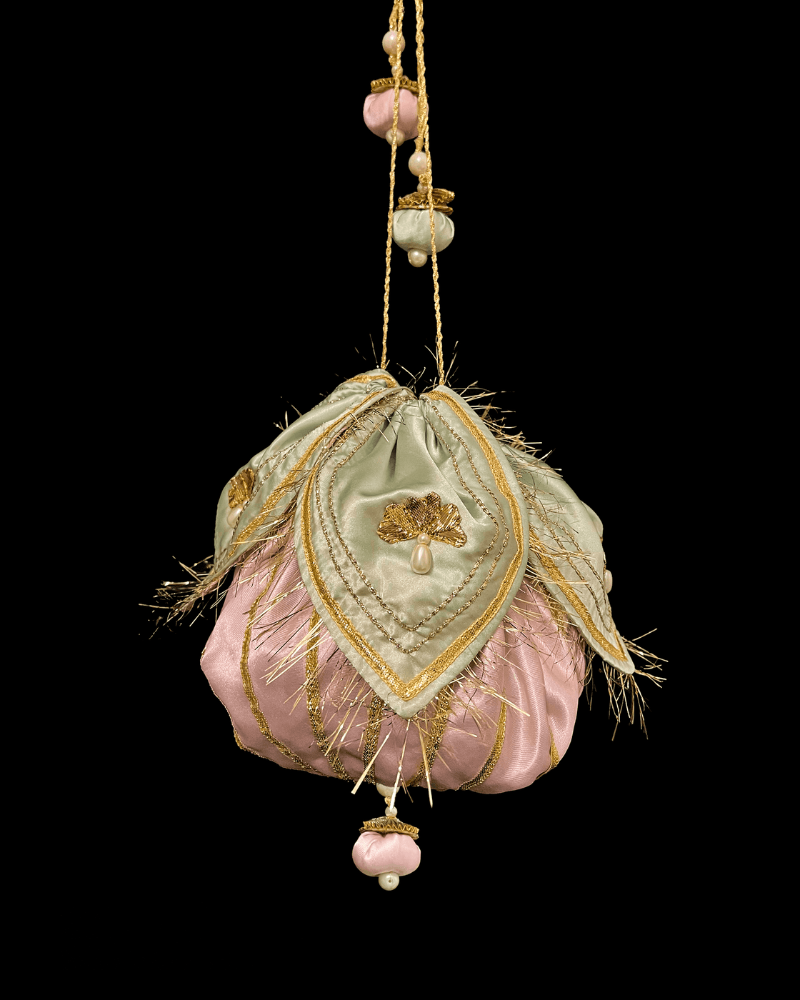 EMBELLISHED POTLI BAG - Multi